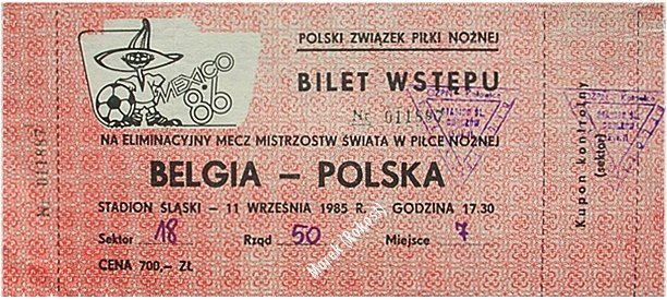 polska belgia 85