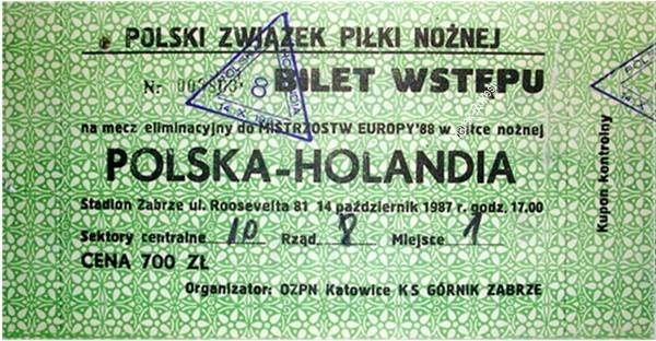 polska holandia 1987