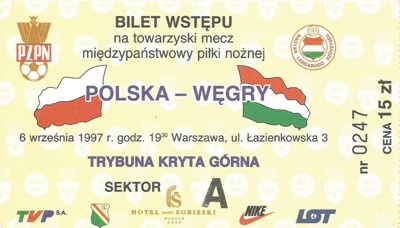 polska wegry 1997