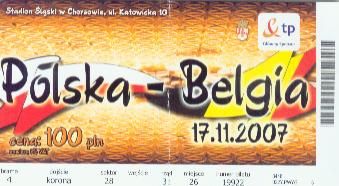 polska belgia 2007