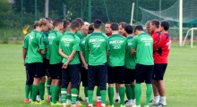 Lechia Gdańsk trenowała na obiektach Bronowianki Kraków. 2014-08-16