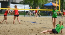 Juvenaliowy Turniej Siatkówki Plażowej. AWF Kraków. 2015-05-09
