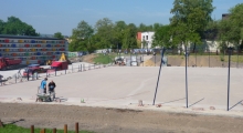 Fundacja Cruyffa - Budowa boiska w Krakowie i uroczyste otwrcie. 2012-04-27